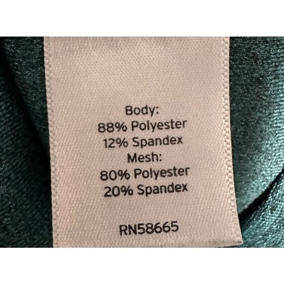 BYZELLA Women’s Large Full Zip sports jacket Green Activewear Workout Coat EUC - Picture 6 of 7